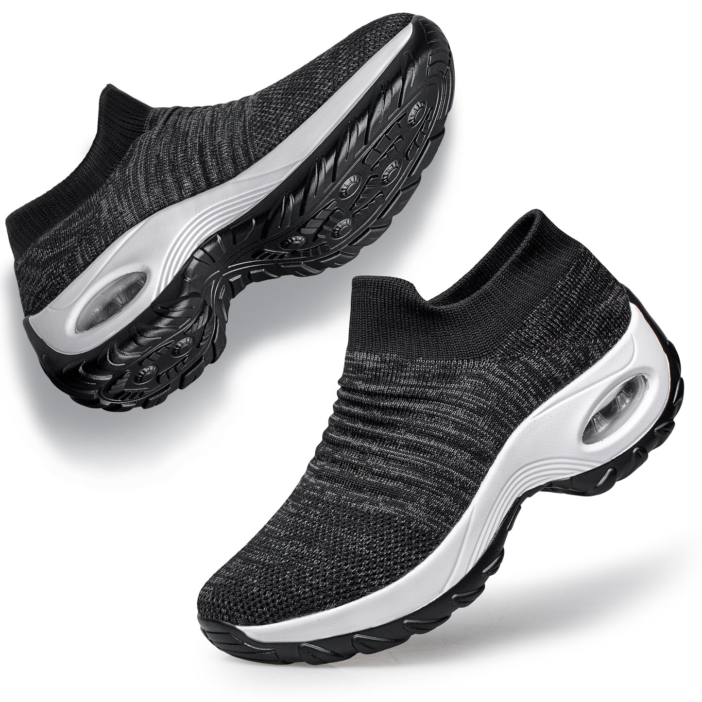 YHOON Women's Walking Shoes Sock Sneakers